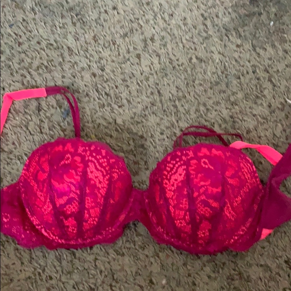 pink victoria secret bra